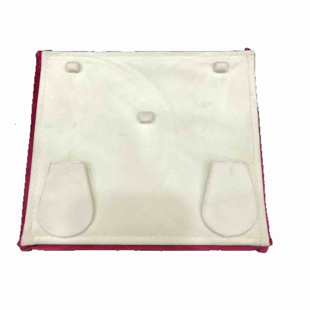 Jewellery set folder suede