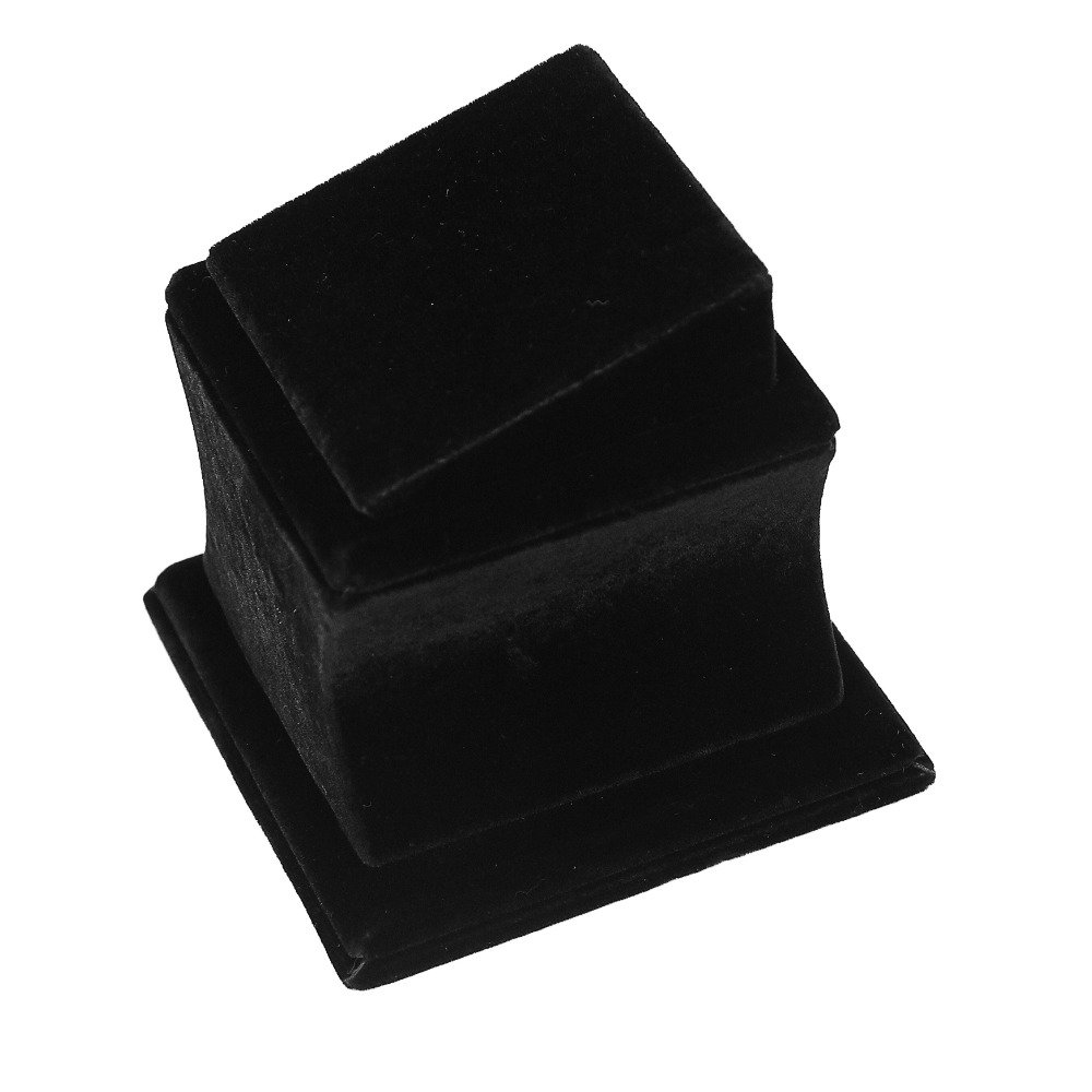 Jewellery tops stand black fur