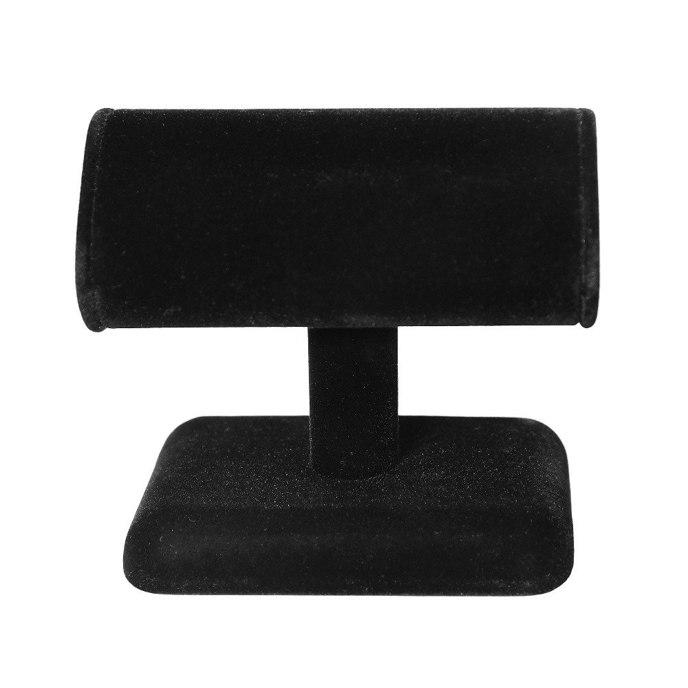 jewellery bangle/bracelet stand black fur