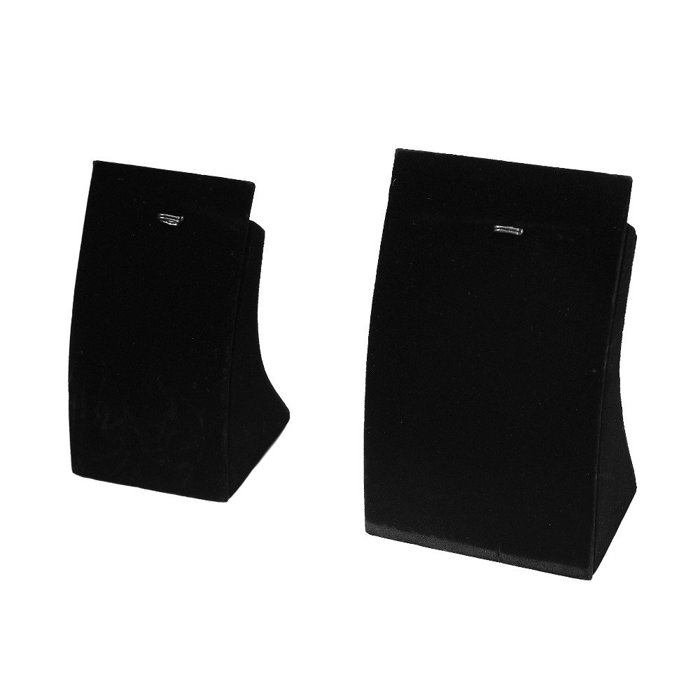 jewellery p.set stand black fur